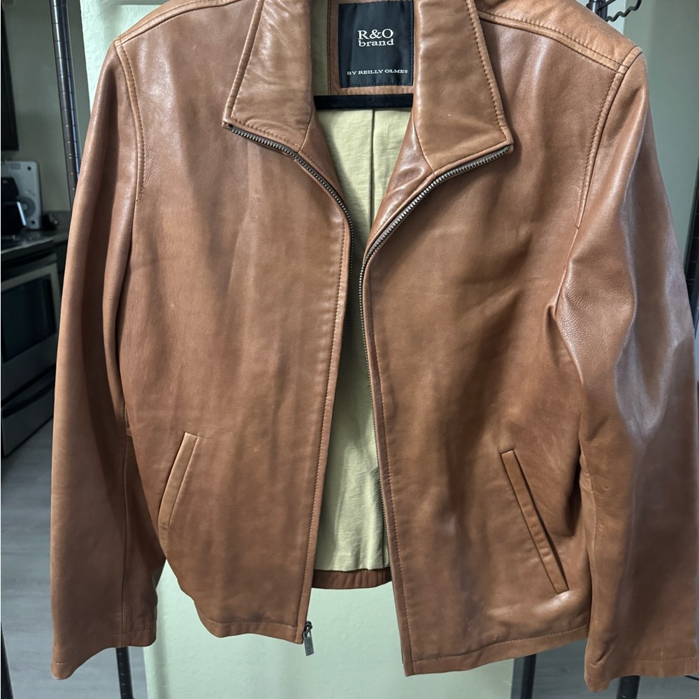 R&O Brown Leather Jacket